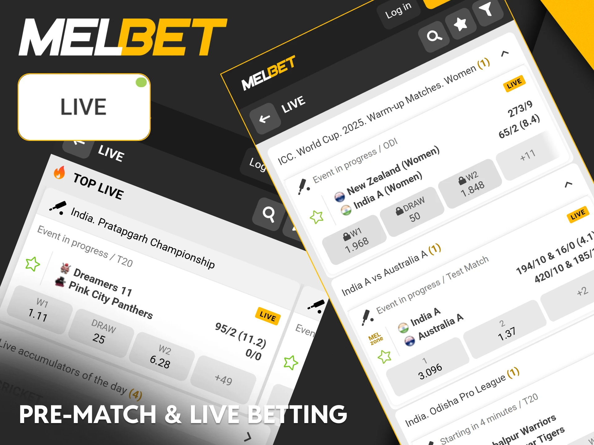 Enjoy pre match and live betting on Melbet Sri Lanka with instant updates and in play wagers.