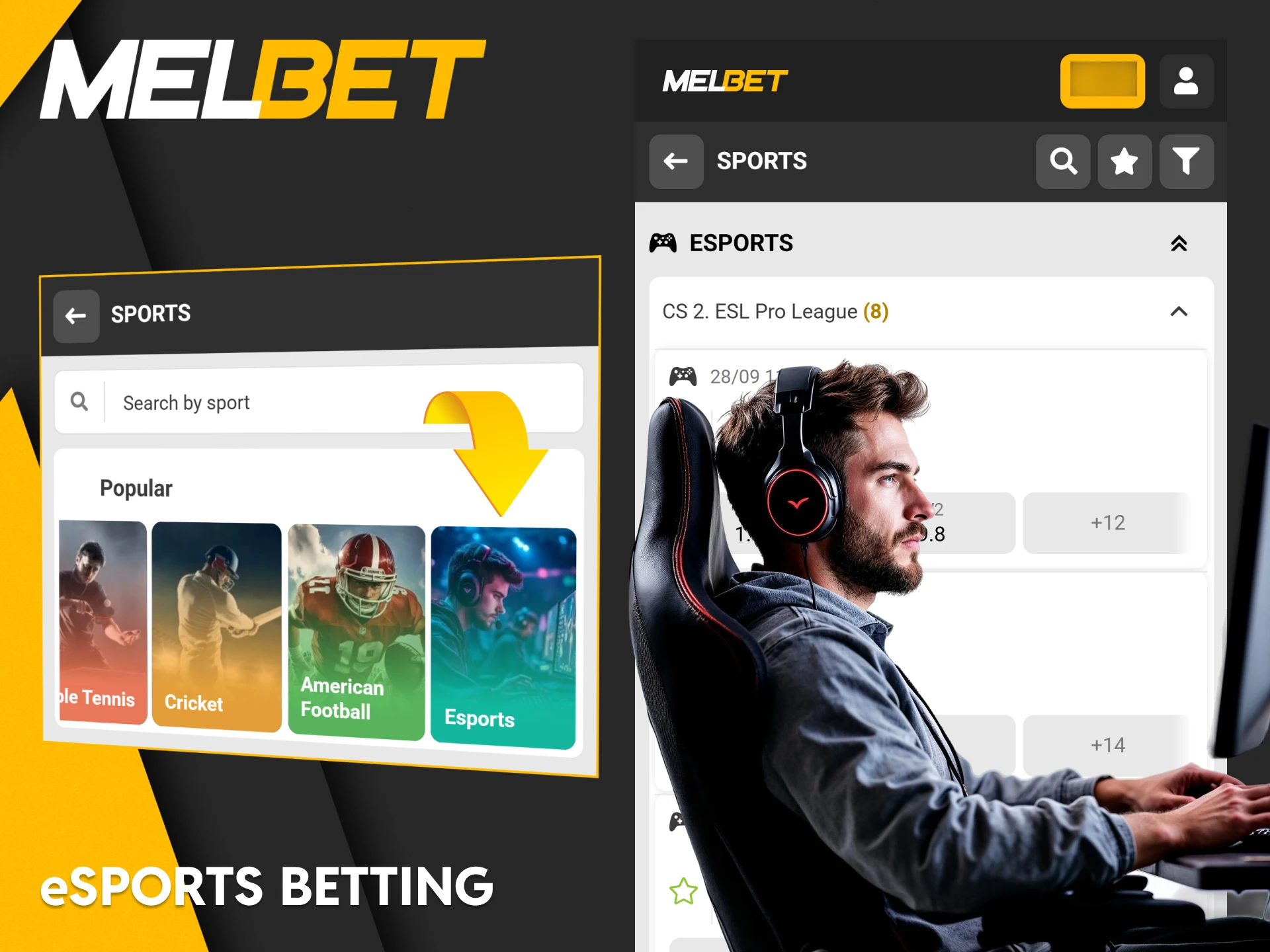Live eSports betting on Melbet Sri Lanka with real-time odds and gaming event coverage.